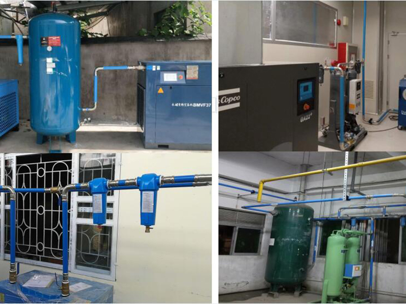 環壓鋁合金管空壓機房連接